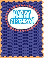 HAPPY BIRTHDAY BLUE